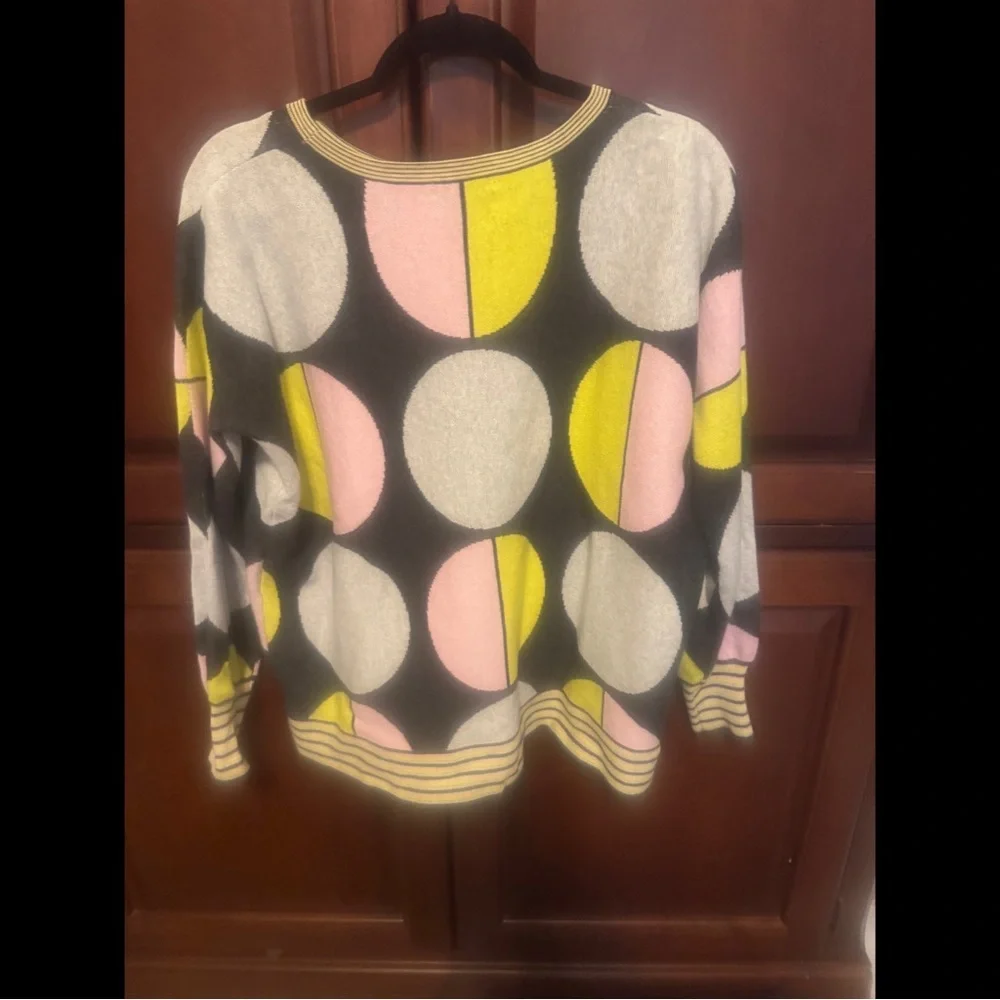 Zaket & Plover Geometric Circle Pattern Sweater - Picture 2 of 3